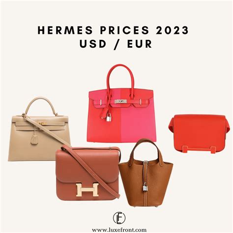 hermes bag prices|hermès bag price 2022.